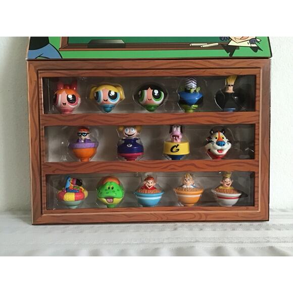 Kellogg's 2003 Cartoon Network All-Stars Can't Top This Desk Spinner Tops - Picture 1 of 8